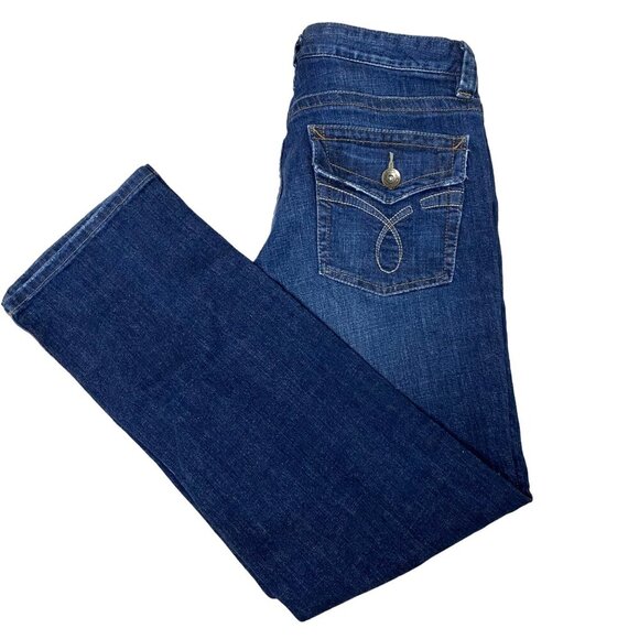 CALVIN KLEIN JEANS LEAN BOOT CUT JEANS SIZE 12 - Picture 4 of 6